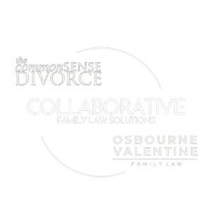 Logo for the Common Sense Divorce and Valentine Osbourne Law.