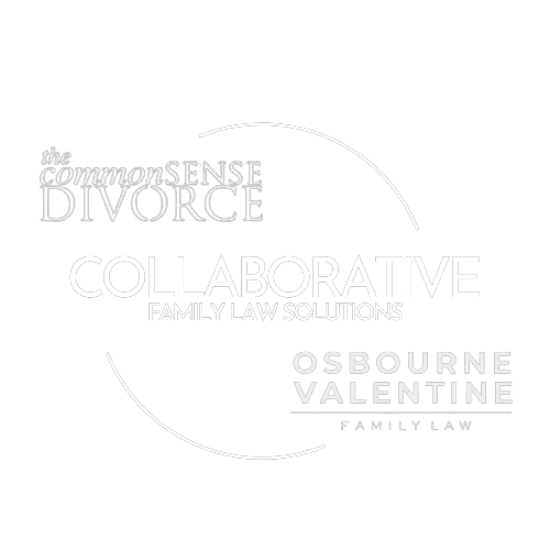 Logo for the Common Sense Divorce and Valentine Osbourne Law.